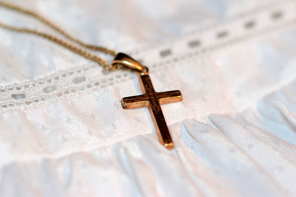 cross, gold cross, chain
